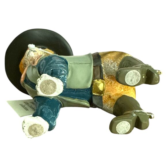 Hamilton Spurs 'N Fur Rusty Boots Cowboy Cat Figurine 2015 w/ Tag - Picture 5 of 6